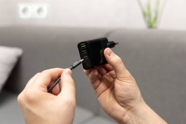 ANSMANN USB-Steckdosenadapter HOME CHARGER HC365PD, schwarz