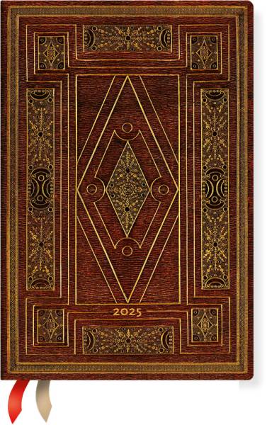 PAPERBLANKS Agenda First Folio 2025 DHD5979 1W/2S HOR Mini HC DE 9.5x14cm