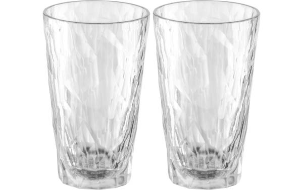 Koziol Trinkglas Superglas Club No. 6, 300 ml, 2 Stück,