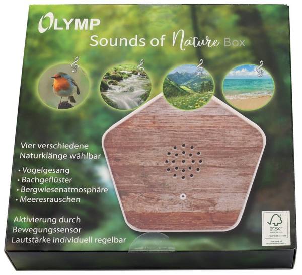 OLYMP Klangbox Sounds of Nature Box, 4 Naturklänge, weiß