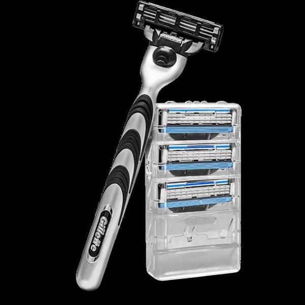 Gillette Rasierer Mach3 inkl. 3 Klingen – 1 Pack