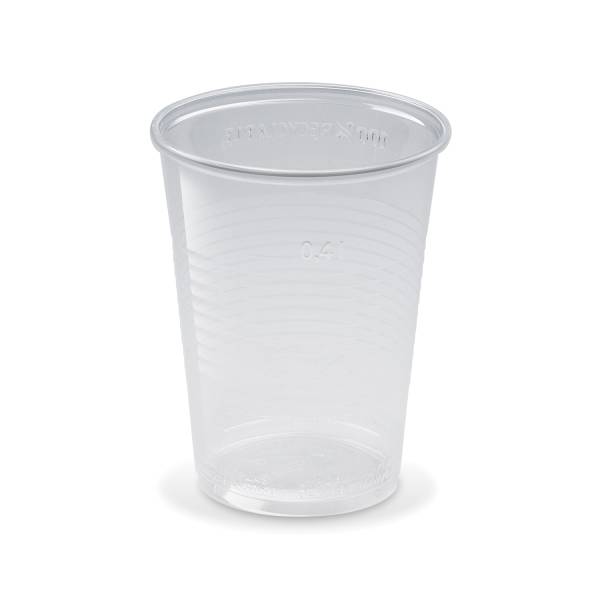 Trinkbecher (PP) klar 95mm 0,4L – 50 Stück