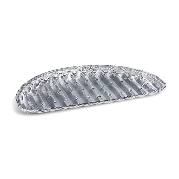 Grillpfanne (ALU) halbrund 32,5 x 19 cm – 3 Stück