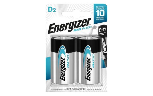 Energizer Batterie Max Plus Mono D 2 Stück