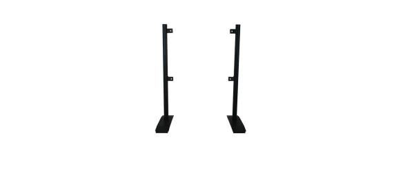 Audioraq Tischständer Premium Twin 100 max. 136 kg Schwarz