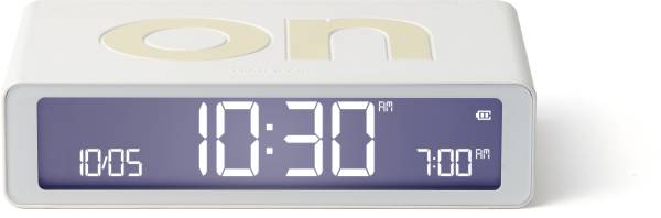 LEXON Funkwecker Flip Classic LR157W9 weiss, USB-C