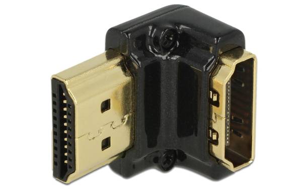 Delock Adapter High Speed Ethernet 4K 90° HDMI – HDMI