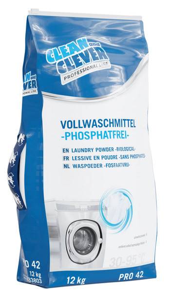 CLEAN and CLEVER Vollwaschmittel PRO 42, Sack à 12 kg