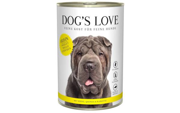 Dog&#039;s Love Nassfutter Adult Huhn, 400 g