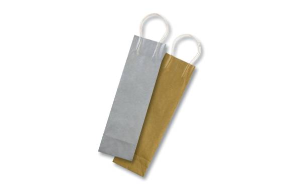 Folia Flaschentasche Gold/Silber 6 Stück, Gold/Silber