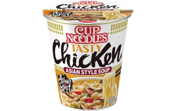 Nissin Food Becher Cup Noodles Tasty Chicken 63 g