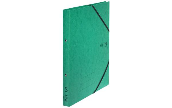 VON Ringbuch mit elastischen Eckbändern, 2.5 cm, Grün