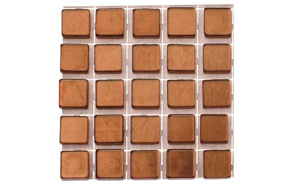 Glorex Selbstklebendes Mosaik Poly-Mosaic 5 mm Hellbraun