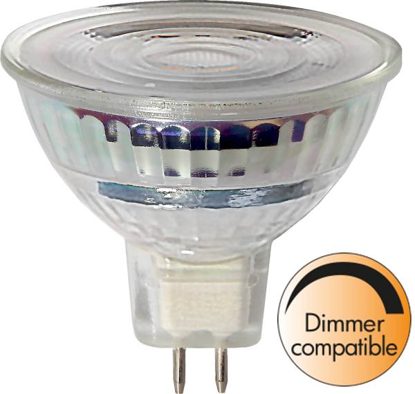 LED Leuchtmittel GU5,3 MR16 Spotlight Glass