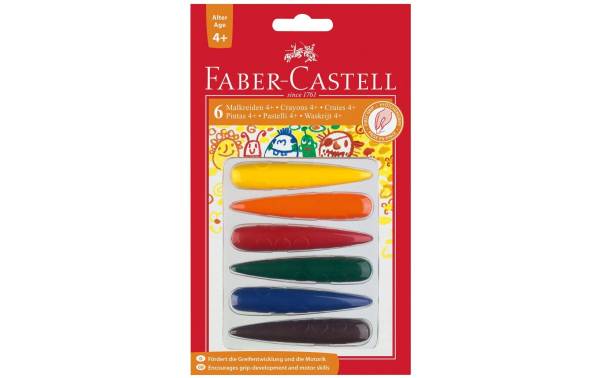 Kreiden Finger 6 Farben Set FABER-CA. 120404