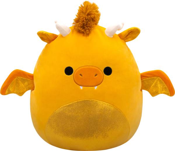 SQUISHMALLOWS Mister Drache 40cm 6700.45339 gold mit glitzerndem Bauch