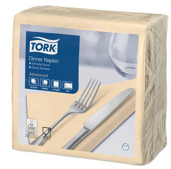 TORK-478747 sandfarbene Dinnerservietten –