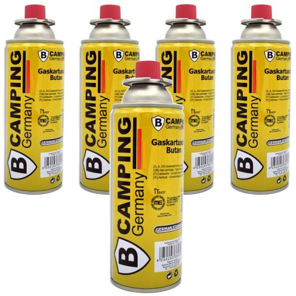 Gaskartusche Butan 227g für Gaskocher und Gasbrenner – Gelb
