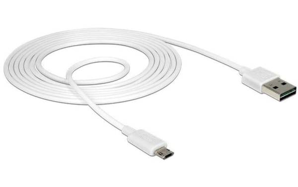 Delock USB 2.0-Kabel EASY-USB USB A – Micro-USB B 2 m