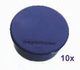 Magnet Discofix Color 40mm dunkelblau, ca. 2.2 kg 10 Stück MAGNETOP. 1662014