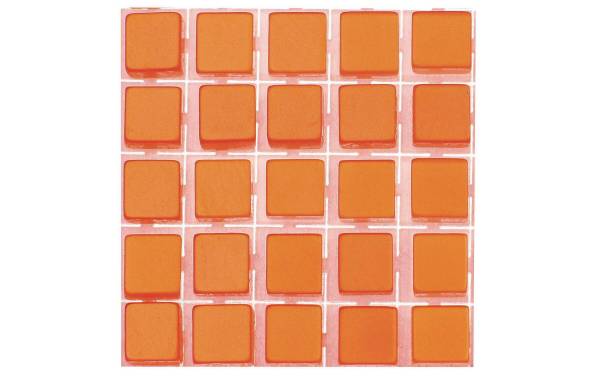 Glorex Selbstklebendes Mosaik Poly-Mosaic 5 mm Orange