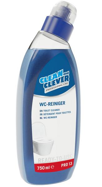 CLEAN and CLEVER WC-Reiniger PRO 13 - 1 Flasche à 750 ml