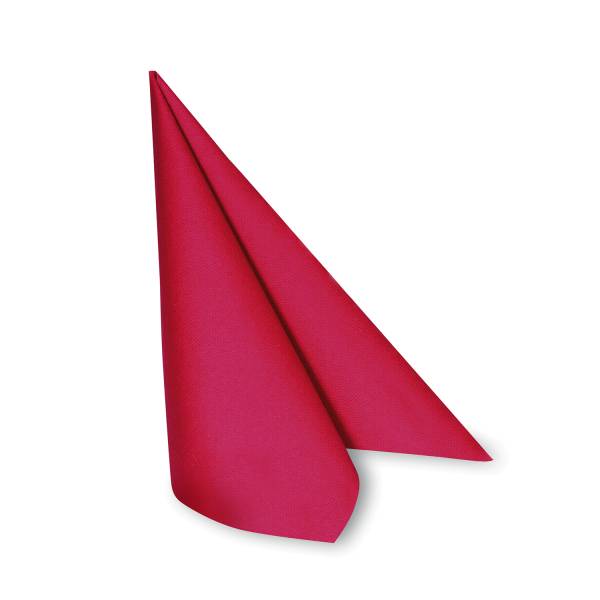 Airlaid Serviette PREMIUM rot 40 x 40 cm – 50 Stück