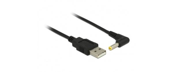 Delock USB-Stromkabel Hohlstecker 4.0/1.7 mm USB A – Spezial 1.5 m