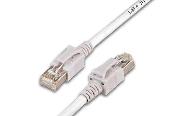 Wirewin Patchkabel Cat 6A, S/FTP, 2 m, Weiss