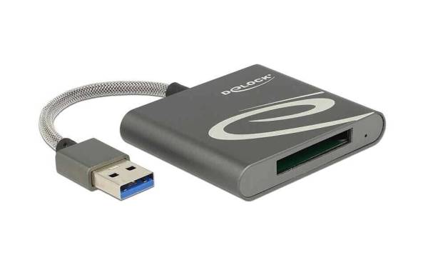 Delock Card Reader Extern USB-A für XQD-2.0-Speicherkarten