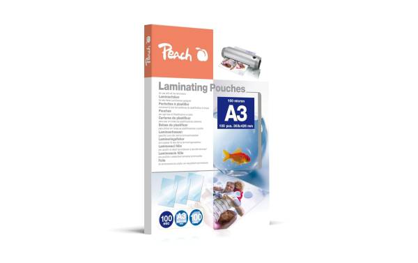 Peach Laminierfolie A3 100 µm, 100 Stück, Glänzend