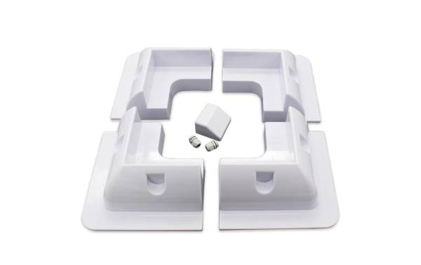 Swaytronic Montagekit Solar-System ABS, Weiss, 5-teilig
