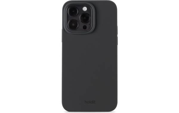Holdit Back Cover Silicone iPhone 14 Pro Max Schwarz