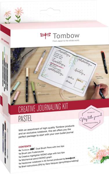 Creative Journaling Kit Pastel 8-teilig TOMBOW BUJO-SET1