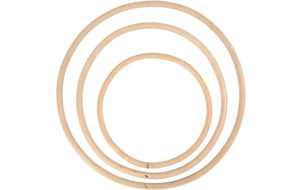 Creativ Company Holzartikel Bambusringe 3 Stück