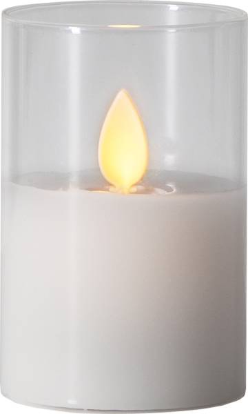 LED Pillar Kerze M-Twinkle