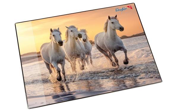 Läufer Schreibunterlage Pferde am Strand, 400 x 530 mm