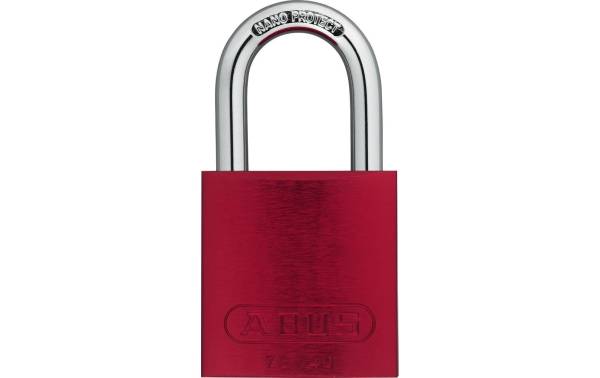 Abus Vorhängeschloss 72/40 Rot Aluminium