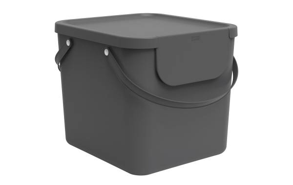 Rotho Recyclingbehälter Albula 40 l, Anthrazit