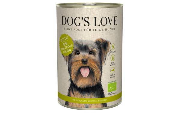 Dog&#039;s Love Nassfutter BIO Adult Huhn, 400 g