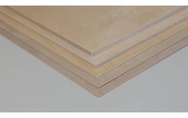 OEM Sperrholzplatten 490x240x1.2mm Flugzeugsperrholz