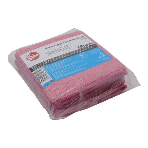 24x Sito MICROFASER Universaltuch "PROFI", rot,5er 32x32mm