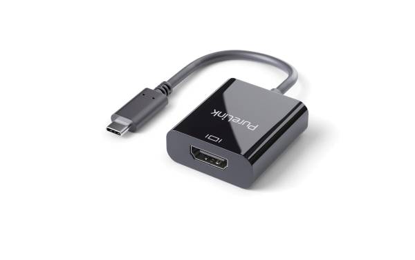 PureLink Adapter USB Type-C – HDMI 4K/60Hz, Schwarz, Premium