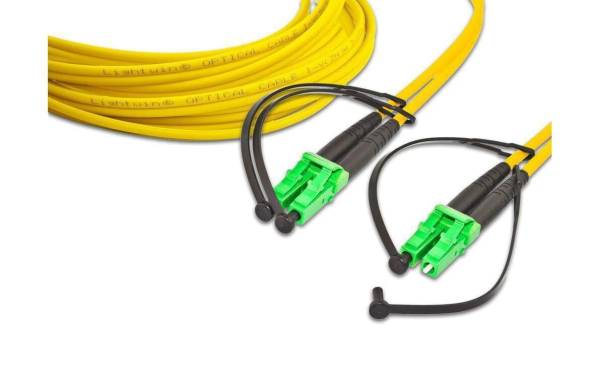 Lightwin LWL-Patchkabel LC/APC-LC/APC, Singlemode, Duplex, 3m