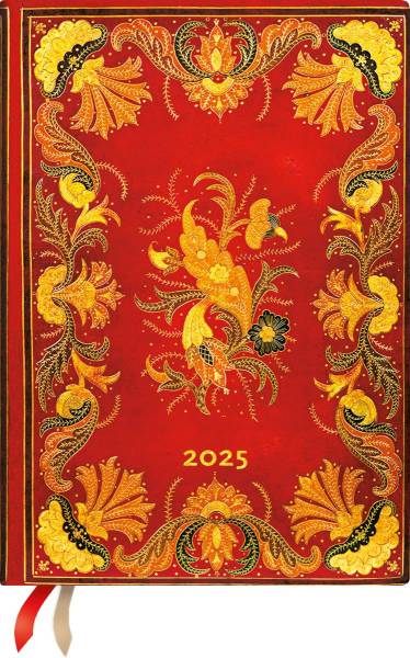 PAPERBLANKS Agenda Fiammetta 2025 DHD6014 1W/2S HOR Midi HC DE 12.5x18cm