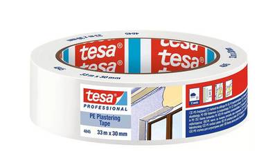 tesa Putzband 4845, glatt, 30 mm x 33 m, weiß