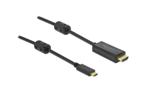 Delock Kabel USB-C – HDMI , 4K/60Hz, aktiv, 3 m