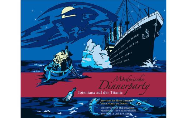 Blaubart Verlag Partyspiel Dinnerparty: Totentanz auf der Titanic