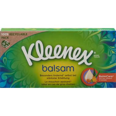 Kosmetiktücher Box Balsam 60 Stück KLEENEX 3391.00.5