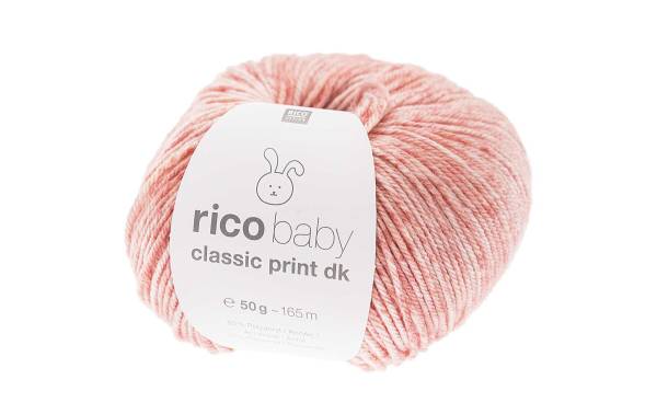 Rico Design Wolle Baby Classic Print dk 50 g Pink